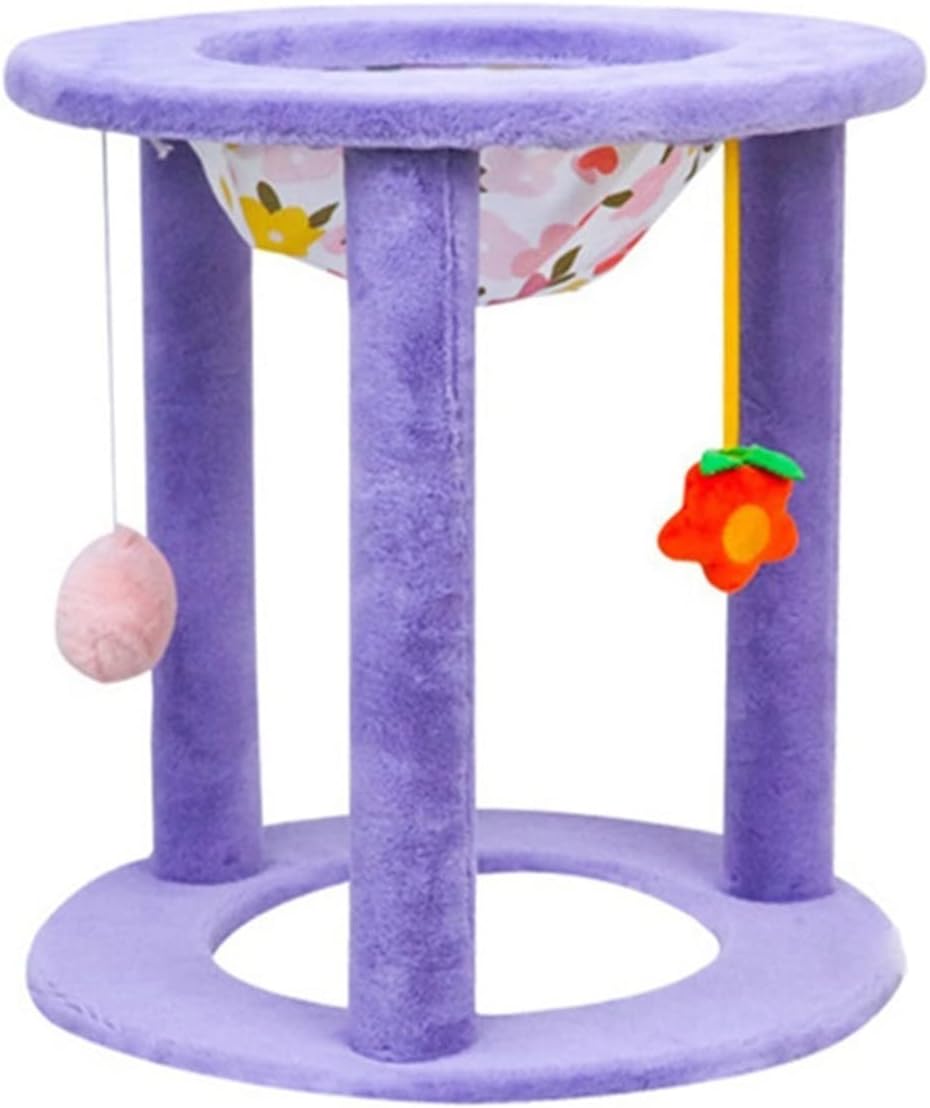 Cat Tree Cat Tower Cat Climbing Frame Cat Tree House Scratching Post for Cats Claws Grinding Cats Scratcher with Wool Ball Pet Toys Pet Supplies Cat Tree Condo Cat Tree Indoor Climbing