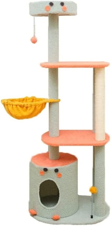 Cat Tree Tower Cat Condo Dinosaur Cat Climbing Frame Cat Tree Tower Cat House Sisal Cat Scratching Post Pets Condo Indoor Cat Activity Stand