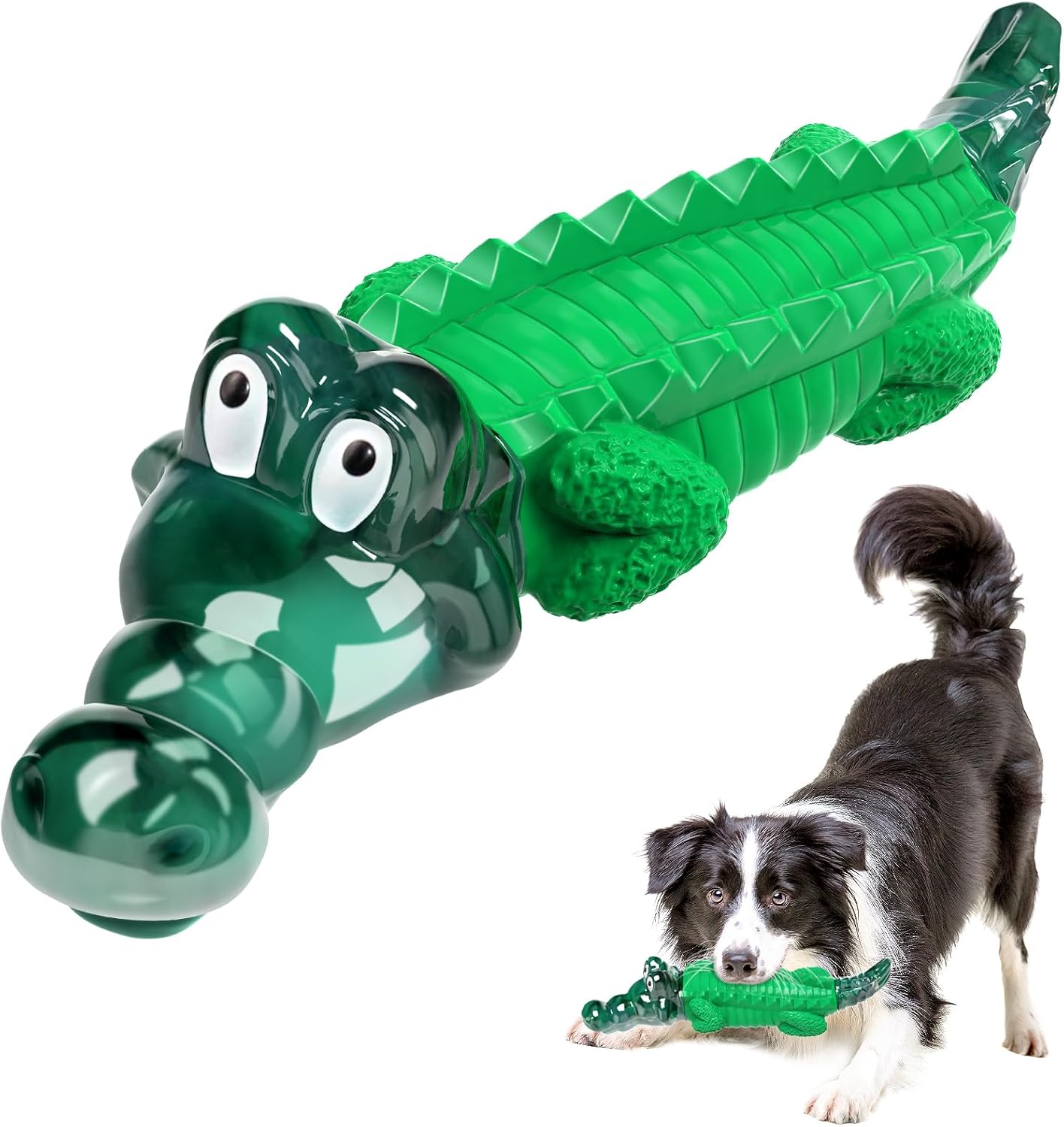 Dog Chew Toys for Aggressive Chewers - Indestructible Dog Toy to Reduce Pet Anxiety and Boredom for Small, Medium, Large Breed