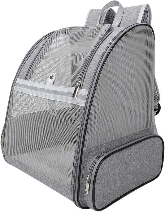 Dog Backpack Carrier,Pet Carrier for Cat/Small Dogs/Bunny,Ventilated Mesh Dog Backpack,Dog Travel Bag,Dog Bag,Small Dogs/Medium Cats Fit Up to 11lbs,Foldable Dogs Carrying Backpack